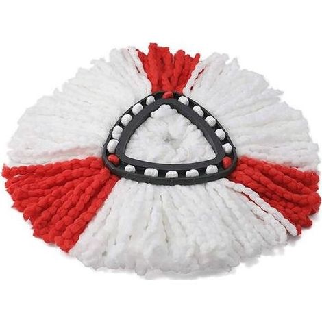 pair 2 pcs pour s'adapter à la tête de fil de coton o-cèdre Fil de coton triangle Tête de vadrouille pivotante Coussin de vadrouille (1/5)