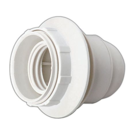 Lampenfassung E27 mit Schraube und Unterlegscheibe In Blisterfarbe white 4 A 250 V Elektro DH. 12.093/B/BT 8430552101139