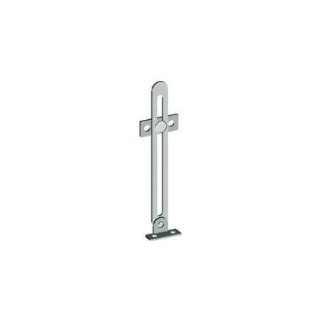 Monin – Coulisseau pour tiroir acier nickelé L.200 mm – Charge maximale 100 kg – Système de coulisse à billes – 532160