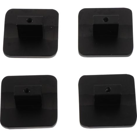 Poignées Carrées en Aluminium 4 Pièces pour Portes de Tiroirs, Robustes et Solide, pour Meubles Nordiques et Cuisines (1/5)