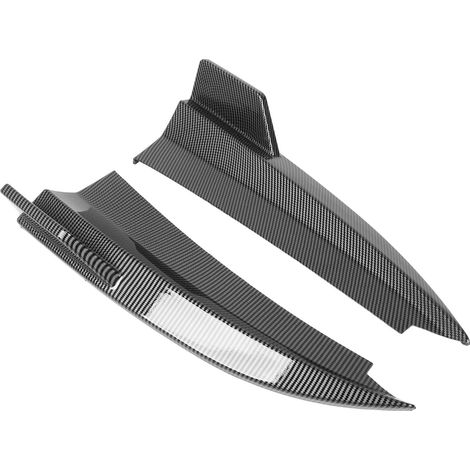 Kit de diffuseurs latéraux de pare-chocs arrière en deux parties (gauche et droite) pour Mercedes-Benz Classe C Coupé, C205, AMG Line, C43 et C63 (modèles 2015-2021), style fibre de carbone. (1/5)