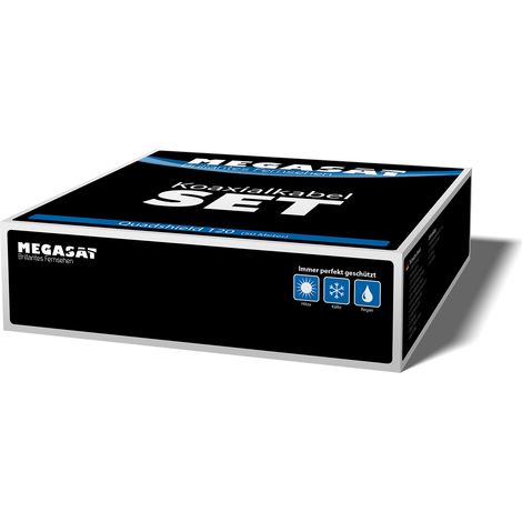 Câble coaxial 120 dB 50m - Ø 7.2mm 110 dB 50m TV 4k Full HD – Quadruple blindage – Protection incendie Eca – Sat/BK (1/3)