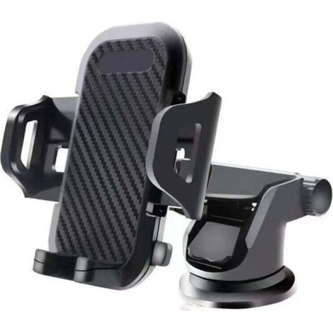Car Phone Holder, Suction Cup Phone Holder, 360° Rotating Phone Holder & One Button Release, Ultra Powerful Suction Cup for Dashboard/Windshield (1/3)