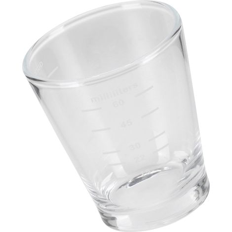 Tasse à café transparente avec graduation pour le lait - 80 ml Idéale pour la maison, le bureau et les cafés (1/5)