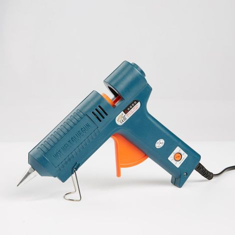 GROOFOO Pistolet à colle chaude professionnel de 100W avec buse réglable et anti-goutte pour le bricolage et les réparations domestiques (1/5)