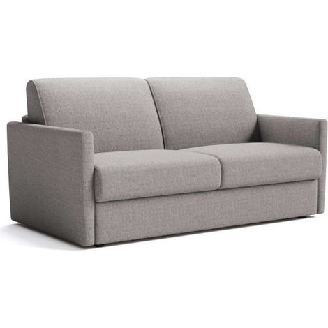 Canapé convertible express - 3 places - SMALL - Tissu como 20 ASH - 168 x 98 x 86 cm (1/5)