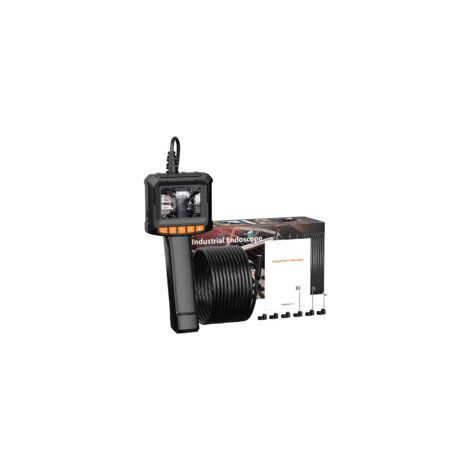 Caméra d'inspection 1080P HD étanche IP67 – Câble semi-rigide de 5m – Écran IPS 2,4 pouces – 8 LED réglables pour espaces confinés - ZOOM 2 X (1/4)