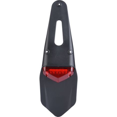 Feux arrière de freinage LED pour moto, feux de garde-boue arrière, feux de plaque d'immatriculation pour moto tout-terrain, rouge (1/5)