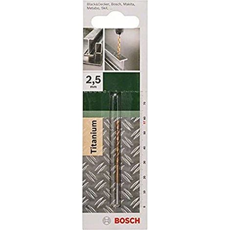 BOSCH - PUNTA TITANIO HSS-TIN 2,5x57 (1/4)