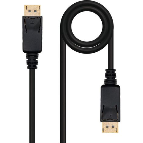 NanoCable 10.15.2307 - Cable DISPLAYPORT, DP/M-DP/M,Macho-Macho, (20 Pines), Negro, 7.0mts (1/3)