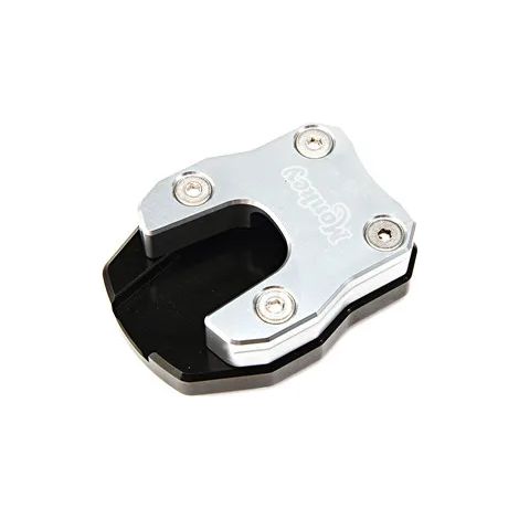(Gris) Accessoires MONKEY : Béquille latérale, extension de béquille, plaque de support, béquille agrandie. Compatible avec HONDA Monkey 125 (2018-2024+) maxpower (1/4)