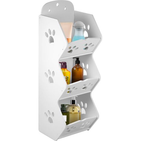 Étagère de rangement à 3 niveaux, kit de bricolage, étagère de rangement amovible et lavable (1/4)