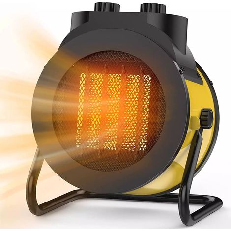 Ej.Life 2000 W Radiateur soufflant en céramique , thermostat automatique, chauffage turbo puissant, élément PTC, protection contre la surchauffe, chauffage électrique (1/5)