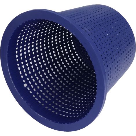 Écumeur de piscine, panier de remplacement pour pompe de filtration, filtre de skimmer, lot de 2 pièces, hauteur 10 cm, emballage carton triple épaisseur. (1/5)