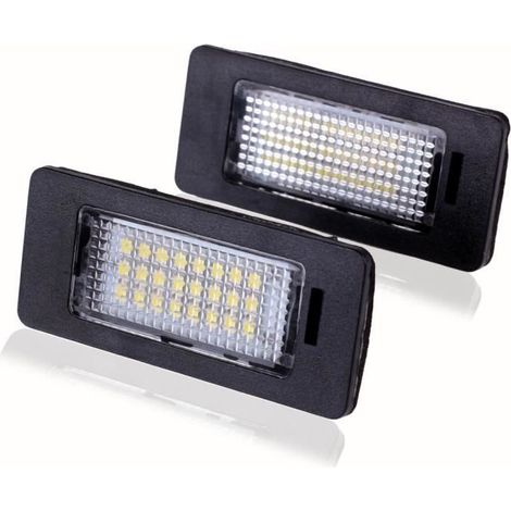 2 PCS LED de plaque d\'immatriculation Aucune erreur Lampe SMD3528 pour BMW E82 / E88 / E90 / E92 / E93 / E39 / E60 / E70-Ywey (1/4)