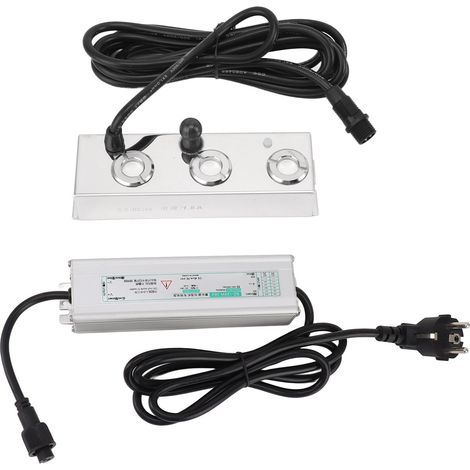 Fog Maker Ultra Sound 304 en acier inoxydable 3 têtes IP67 étanche automatique en cas de panne de courant brumisateur pour serre jardin pelouse étang prise ue AC100-240V