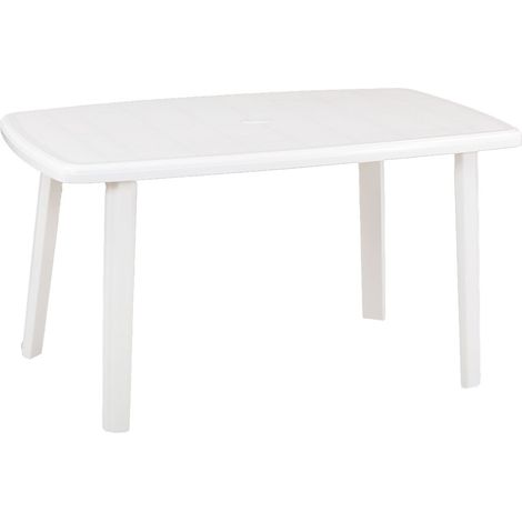 TAVOLO IN POLIPROPILENE 'CAYMAN' bianco  - BICA