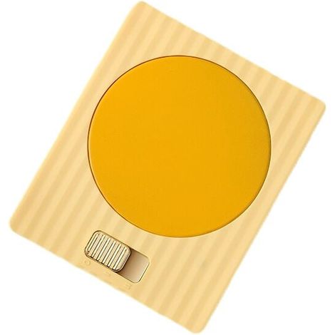 Gelb - Heizuntersetzer USB-Untersetzer Konstanttemperatur-Untersetzer Zweiter Gang Thermostatbasis