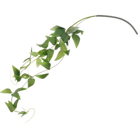 Décoration Intérieure Plantes Artificielles Réalistes en Plastique et Fil de Fer, Feuillage Artificiel Vert, Entretien Facile sans Arrosage, pour Salon et Jardin (1/5)