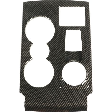 Copertura del pannello del cambio auto, stile fibra di carbonio, portavetro di ricambio per Bronco Sport 2021+ (1/5)