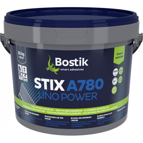 Bostik – Colle acrylique multi-usage 20 kg – Pour linoleum et revêtements naturels – Sans solvant ni phtalate – Coloris Classic cream