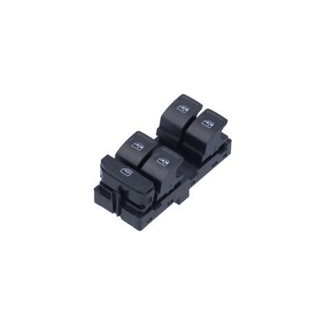 Interrupteur de commande principal de porte fenêtre noir Remplacement pour SEAT Leon 2020 Installation simple et non destructive