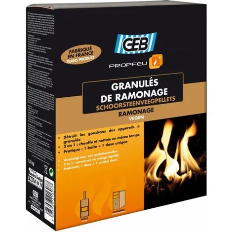 Granulés De Ramonage Propfeu – Boîte 1,5 Kg – Geb