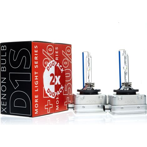 Bombillas Xenón D1S 35W 4800K 85V +50% Luces, 2 uds. (1/4)