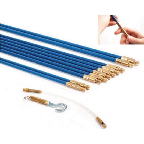 Set de 10 tiges tire câble en fibre de verre (1/5)
