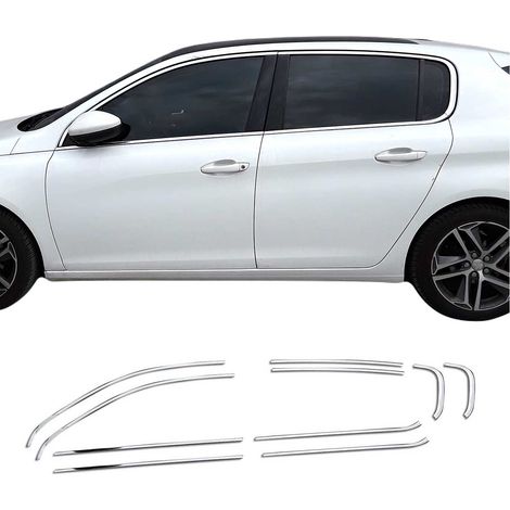 Garniture de Fenêtre pour Peugeot 308 HB 2013-2021 Acier Inox 10Pcs (1/5)