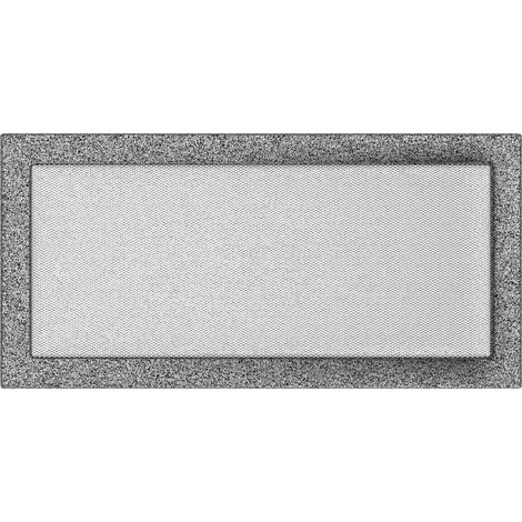 Lüftungsgitter 22x45 schwarz und silber (1/3)