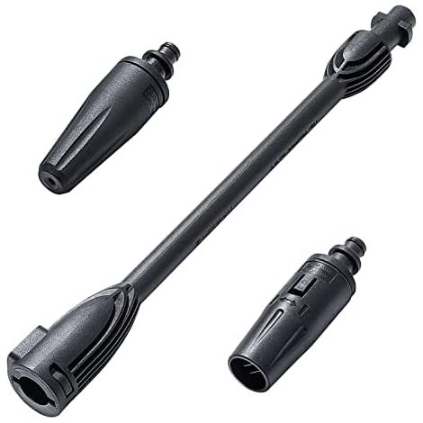 Nettoyeurs haute pression pour la série Kärcher - Pistolet nettoyeur haute pression à double fonction avec buse réglable, rallonge rotative et buses de rechange pour Kärcher K2 K3 K4 K5 K6 K7 (1/5)