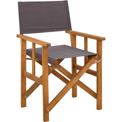 Maison Exclusive - Sillas de director 2 unidades madera maciza de (1/5)