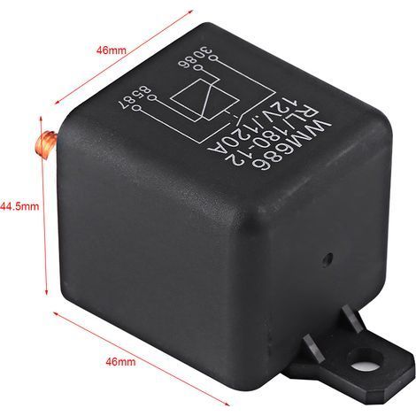 12V 120A 4-poliges Laderelais für Auto, Wohnmobil, Boot, Ein/Aus-Schalter, robust, einzelnes Ersatzteil (1/5)