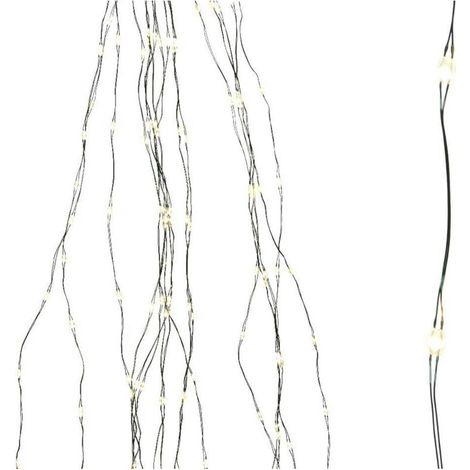 Guirlande Micro Led Pour Extérieur. Blanc Lumière Chaude, Pour Arbres De 180cm 6,8m (longueur)