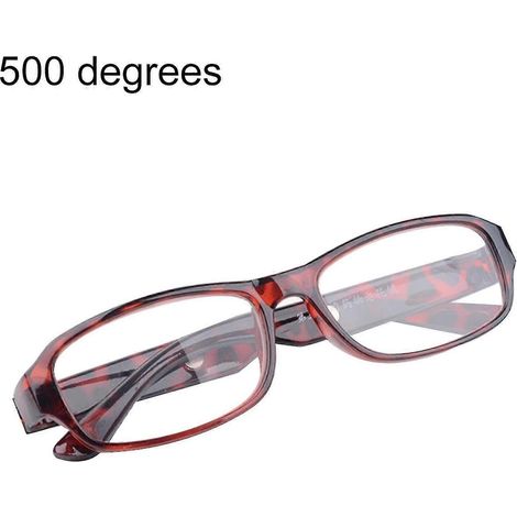 Lunettes de lecture +4,5 +5,0 +5,5 +6,0 dioptries - Verres optiques - Rouge (1/5)