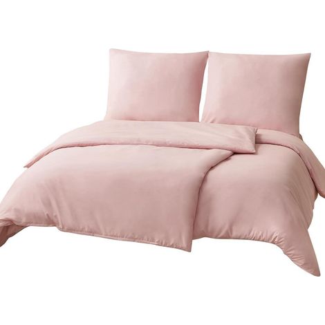 Bettwäsche 135x200 07 Mädchen Rosa 4Teilig 2x 135x200 cm 2x 80x80 cm (1/5)