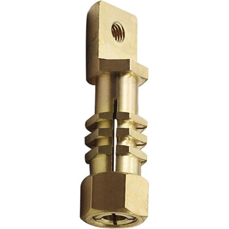 Tête de verrouillage en cuivre pour pistolets de réparation de carrosserie, outil de débosselage de voiture, longueur 99 mm, mandrins de machine à souder (1/5)
