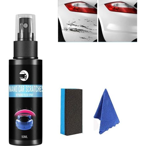 Autokratzer-Reparaturspray, Nano-Autokratzer-Reparaturspray, Autokratzer-Reparaturspray Nano, Autokratzer-Reparaturspray für tiefe Kratzer, Schnelle Kratzerreparatur (50 ml - 1 Stück) (1/5)