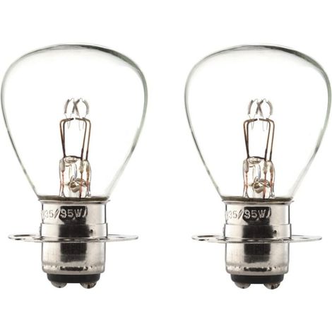2x ampoule 12V 35/35W P15d P15d30 P30d RP35 Microtracteur Moto Scooter Mobylette (1/2)