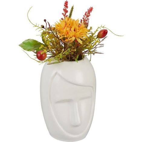 Vaso da fiori a forma di viso (1/5)