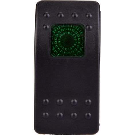 5 Stück DC 12V 4-poliger Wippschalter mit LED-Leuchte für Auto-, Boots- und Wohnwagenbatterie (Grün) (1/5)