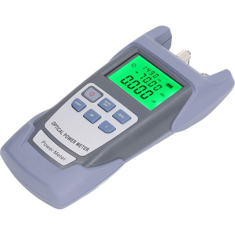Glasfaser-Werkzeugset, Faserschneider, Abisolierzange, optisches Fehlerortungsgerät, Dreifachzange, blaues Längenfixierset (1/5)