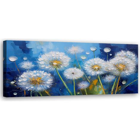 Tableau déco Plantes gonflables Fleurs Gouttes Roses 90x30 (1/5)
