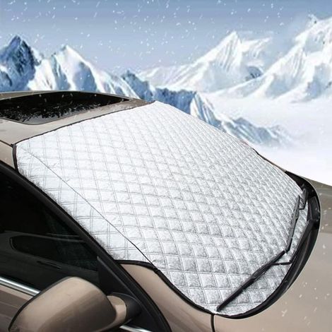 Housse de pare brise, protection épaisse et résistante contre la neige, la glace, le gel, les UV, la poussière et l'eau (1/5)