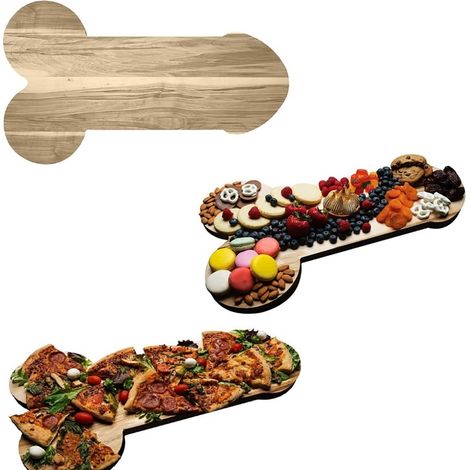 en bois pour apéritifs plateau de service en bois de forme