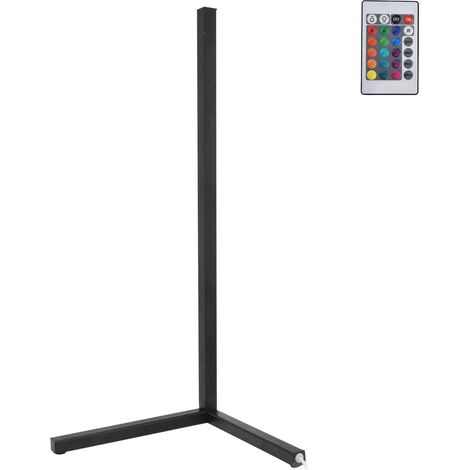 Lampadaire LED de 6,25 m de hauteur, 16 couleurs, télécommande, intensité variable, lampe d'angle pour chambre à coucher, prise UE 100-240 V (1/5)