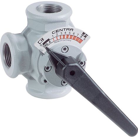 Dreiwege-Muffenmischer DR GG 20, grau, PN 6, gerade DN 15, kvs 2,5 (1/3)