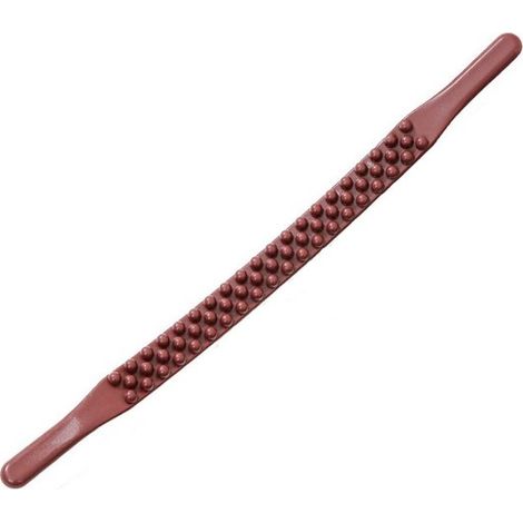 Bâton de massage 54 cm avec 59 perles, outil manuel de massage pour épaules, dos, nuque, jambes, bras, taille et abdomen, accessoire de relaxation (1/5)