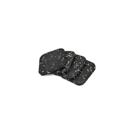 4 Stück rutschfeste Gummipads 100x100x10mm Gummipads Anti-Rutsch-Möbelgleiter für Möbel, Bett, Waschmaschine und Trockner - Crezuo